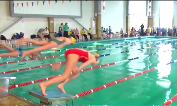В Ужгороді проходить відкритий дитячий турнір з плавання (ВІДЕО)