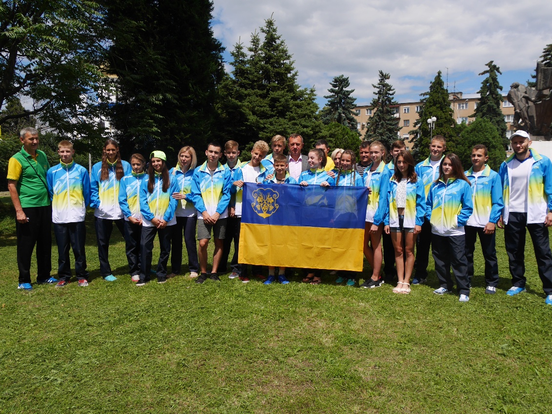 Команда юних ужгородців вирушила на 51-і Міжнародні дитячі ігри в Каунасі