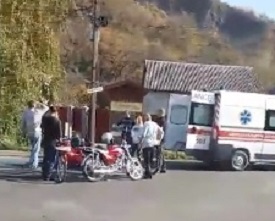 У Виноградові розшукують водія авто, що збив мотоцикліста і втік (ВІДЕО)