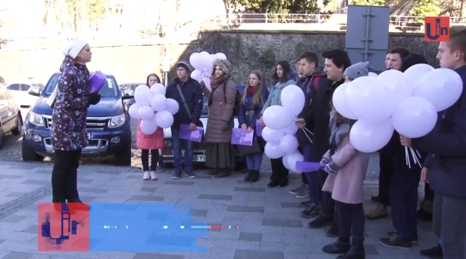 В Ужгороді стартувала акція "16 днів проти насильства"(ВІДЕО)