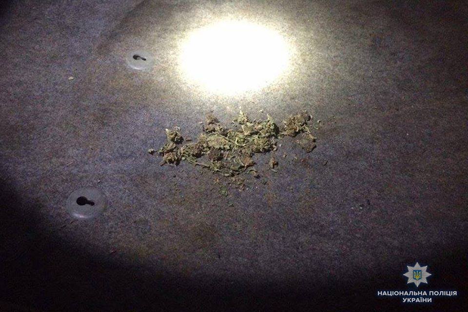 Зупинивши в Хусті авто за порушення правил дорожнього руху, відтак у ньому знайшли марихуану (ФОТО)