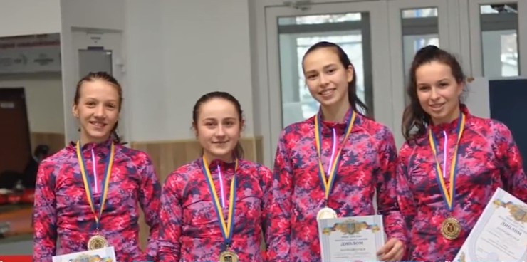 Закарпатські фехтувальниці – Чемпіонки України серед кадетів (ВІДЕО)
