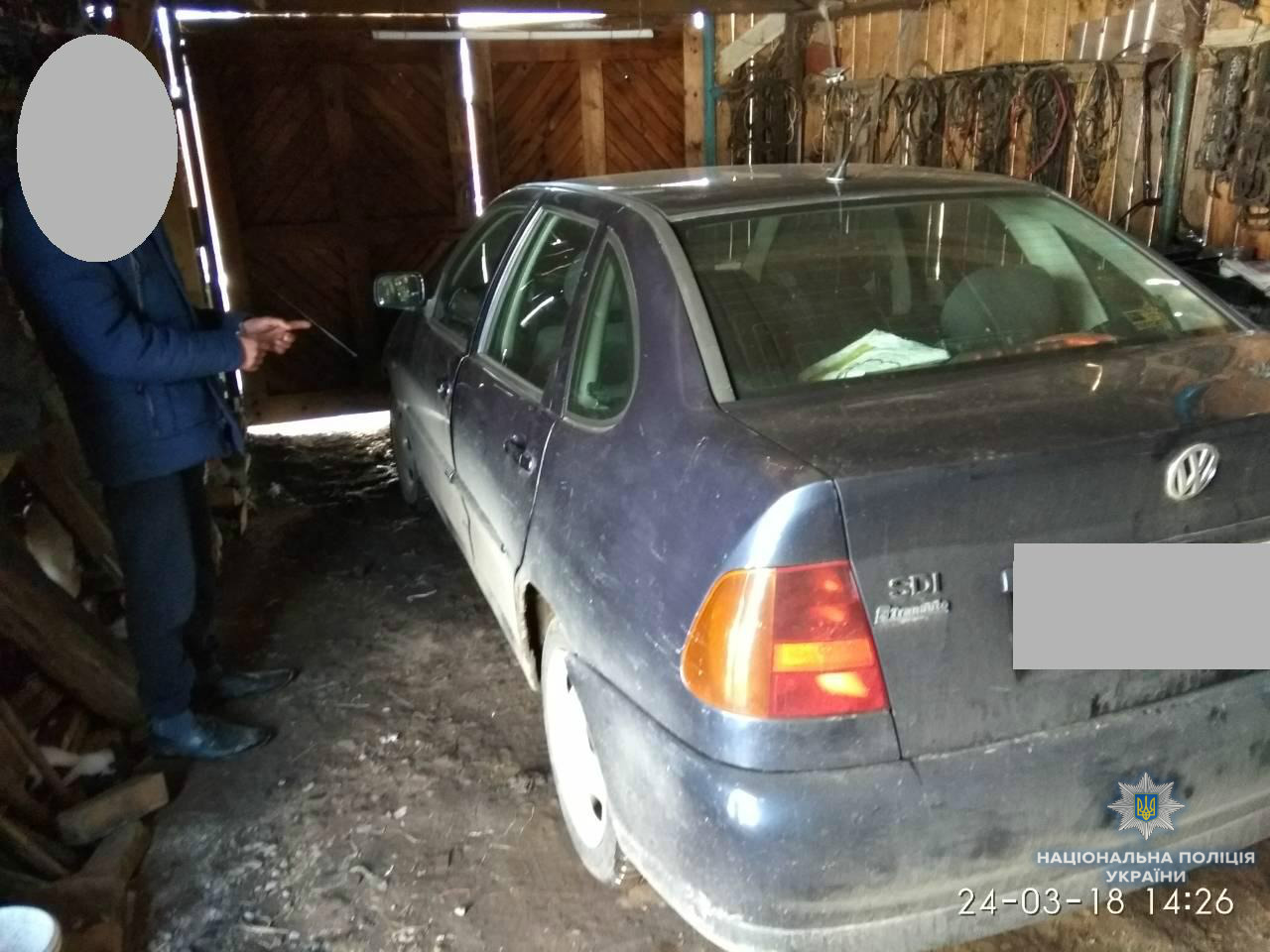 На Іршавщині чоловік намагався вкрасти автомобіль з гаража (ФОТО)