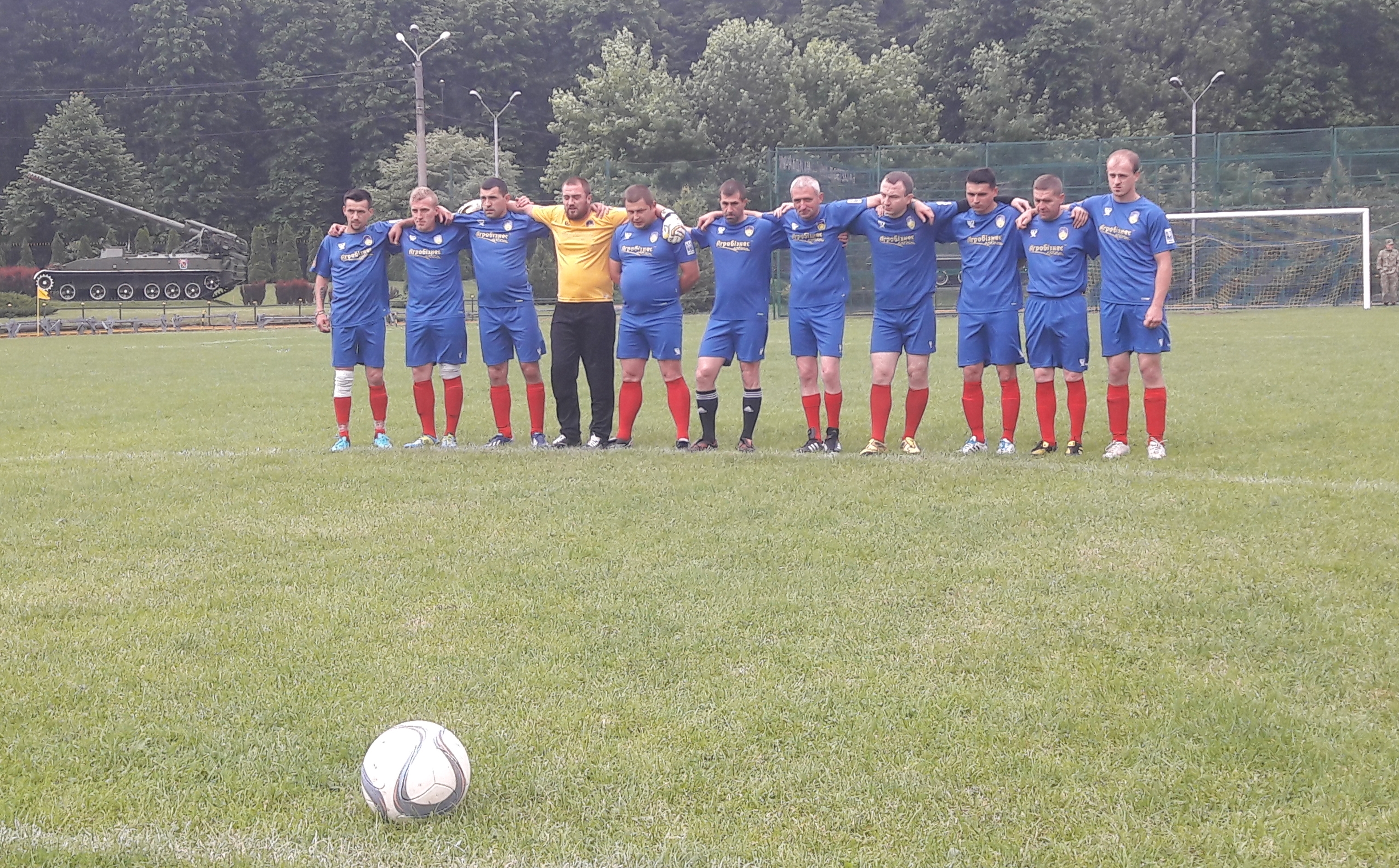 Закарпатська футбольна збірна ветеранів АТО позмагається сьогодні зі збірною Львова