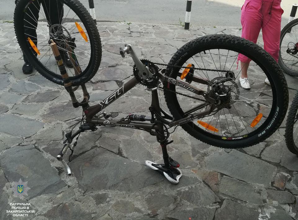 В Ужгороді знайшли велосипед, викрадений кілька місяців тому (ФОТО)
