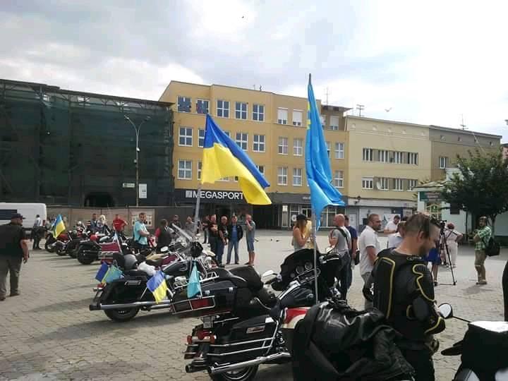 Із Ужгорода стартував мотопробіг "За єдність України" (ВІДЕО)