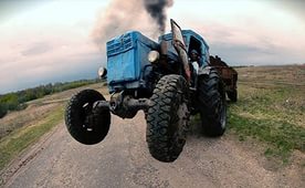 У Негровці на Міжгірщині зупинили трактор з п'янючим водієм – 2,55 проміле