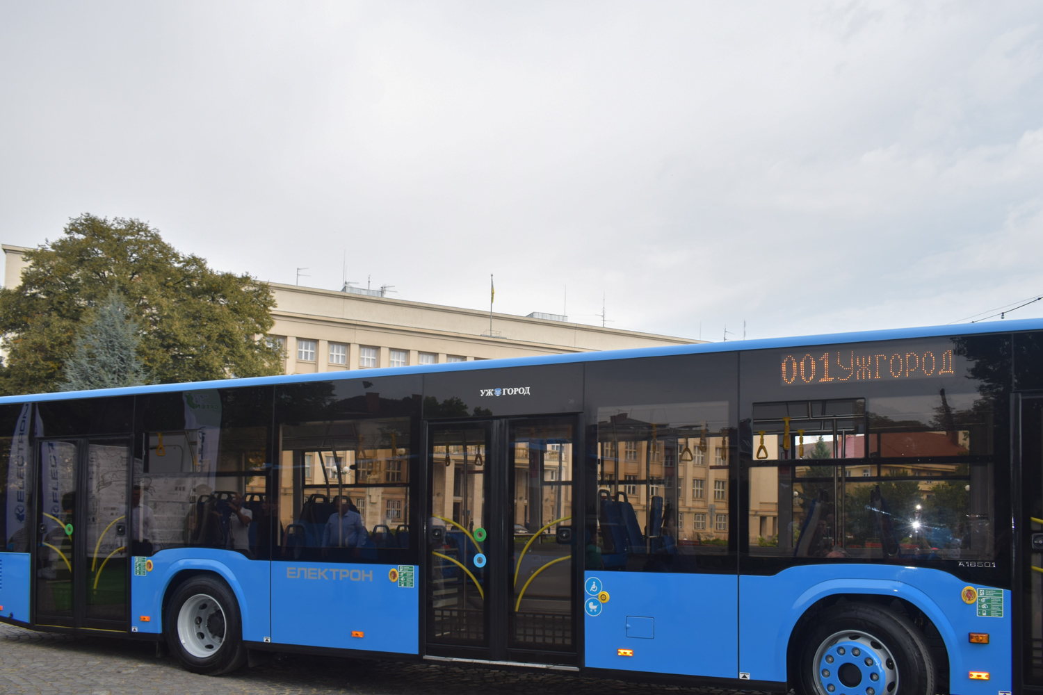 2 нових муніципальних автбуси випробували на маршруті в Ужгороді (ФОТО)