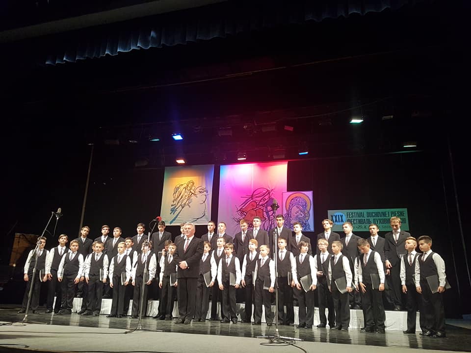 Мукачівський хор хлопчиків та юнаків виступав на фестивалі духовної пісні в Словаччині