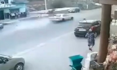 Опубліковано відео смертельної ДТП зі скутеристом у Грушові на Тячівщині (ВІДЕО)