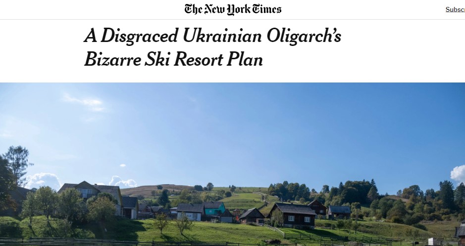 Журналісти New York Times написали про проблему можливої забудови закарпатського Свидовця (ФОТО)