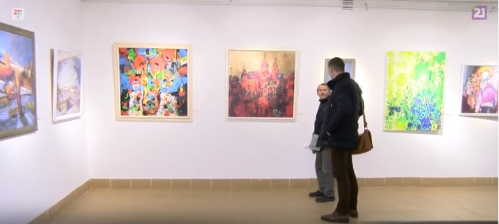 Різдвяна виставка закарпатських художників експонується в Ужгороді (ВІДЕО)