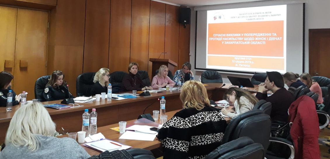 Про запобігання та протидію насильству щодо жінок в Ужгороді (ФОТО)