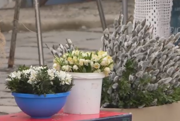 В Ужгородi почали продавати заборонені першоцвіти (ВІДЕО)