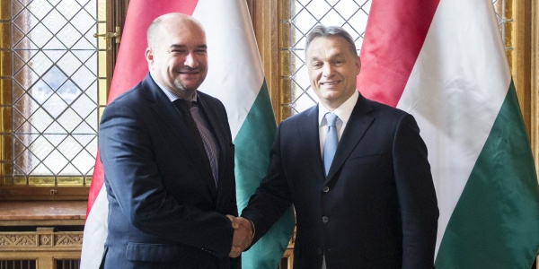 В.Брензович і прем'єр-міністр Угорщини Віктор Орбан
