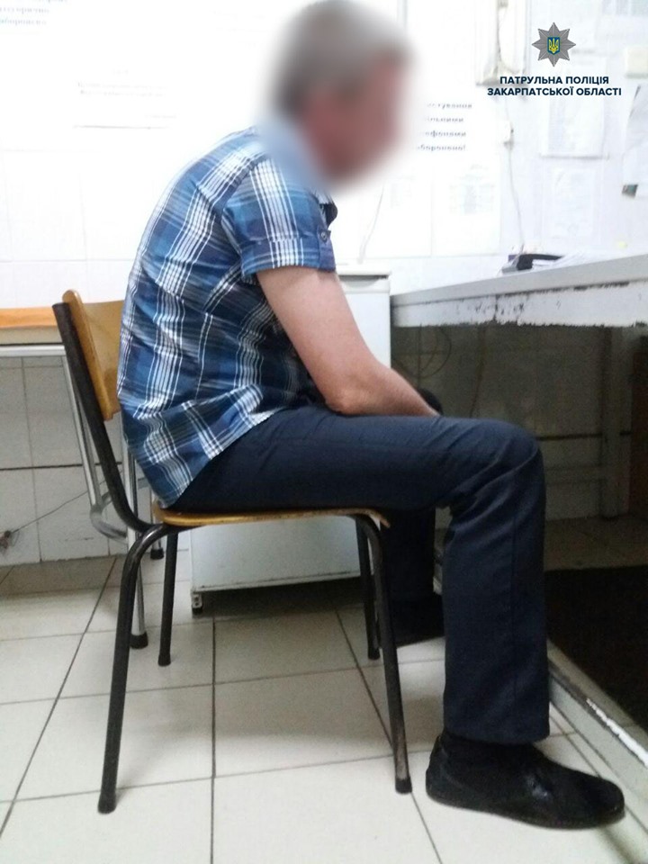 В Ужгороді чоловік після "нетверезого" конфлікту сів за кермо і п'яним поїхав геть (ФОТО)