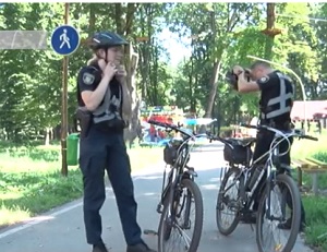 В Ужгороді та Мукачеві знову з'явилися велопатрулі (ВІДЕО)
