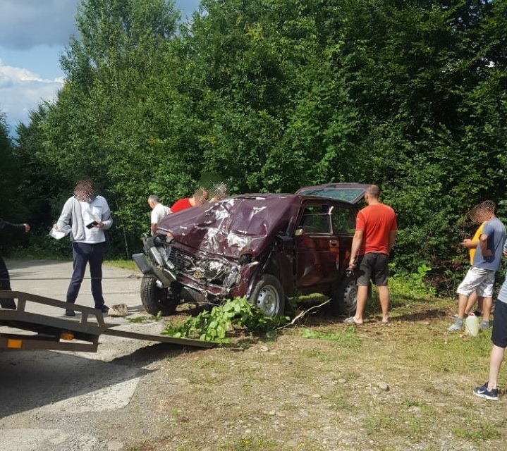У Велятині, на Хустщині "Нива" зіткнулася з деревом, 86-річний водій та пасажир загинули на місці (ФОТО)