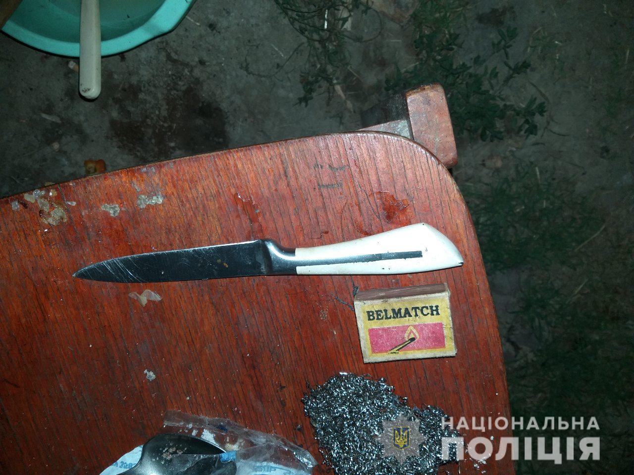 На Берегівщині затримали жінку, котра під час побутової сварки вдарила ножем співмешканця (ФОТО)