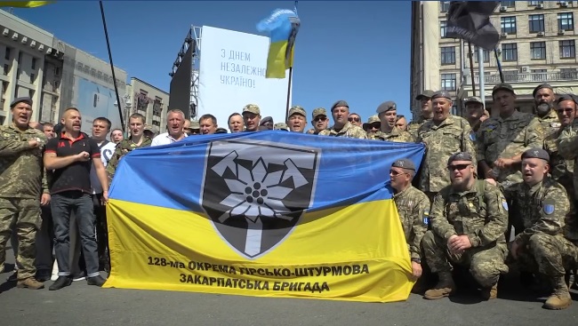 ЛЕМ МИ: Ветерани Закарпатської 128-ї бригади взяли участь в "Марші захисників" у Києві (ВІДЕО)