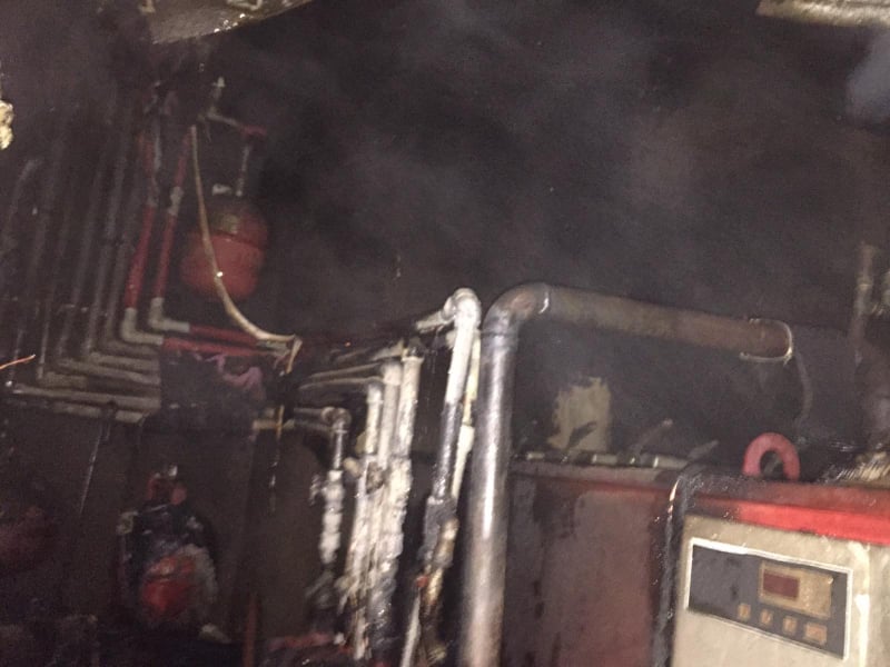 В Іршаві через іскру, що потрапила на дрова, виникла пожежа в котельні ательє-магазину (ФОТО)