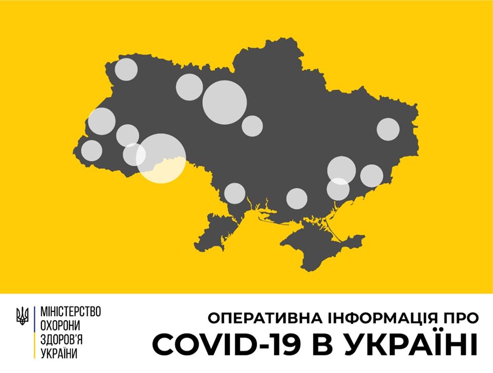 В Україні зафіксовано 310 випадків коронавірусної хвороби COVID-19