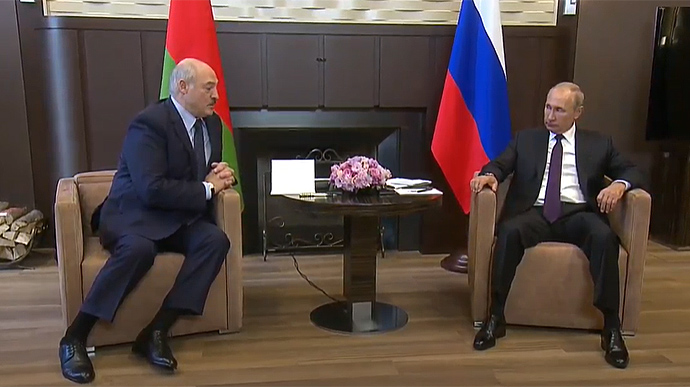 Путін дасть в.о. президента Білорусі Лукашенку кредит на $1,5 млрд