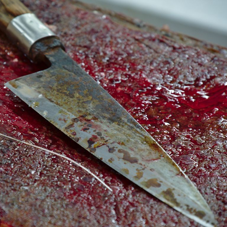 На Тячівщині чоловік вдарив себе ножем у живіт