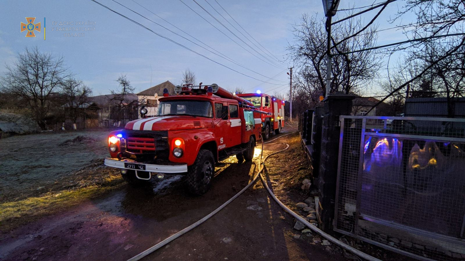 В Іршавській громаді на пожежі в будинку загинув чоловік (ФОТО)