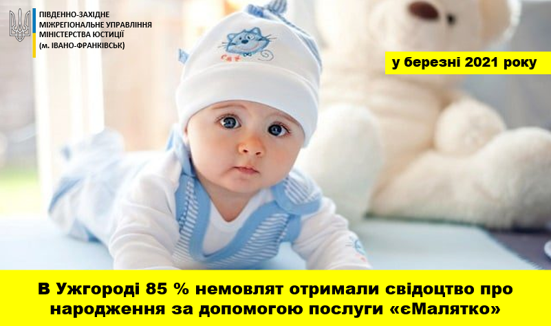 У березні в Ужгороді народилося 55 хлопчиків та 58 дівчаток
