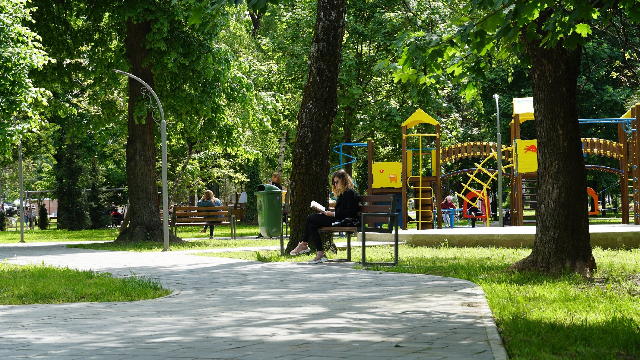 У Мукачеві на день міста відкрили оновлений парк ім. Кузьменка (ФОТО, ВІДЕО)