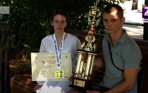Спортсменка з Ужгорода виборола "срібло" Кубку світу з кіокушин-карате (ВІДЕО)