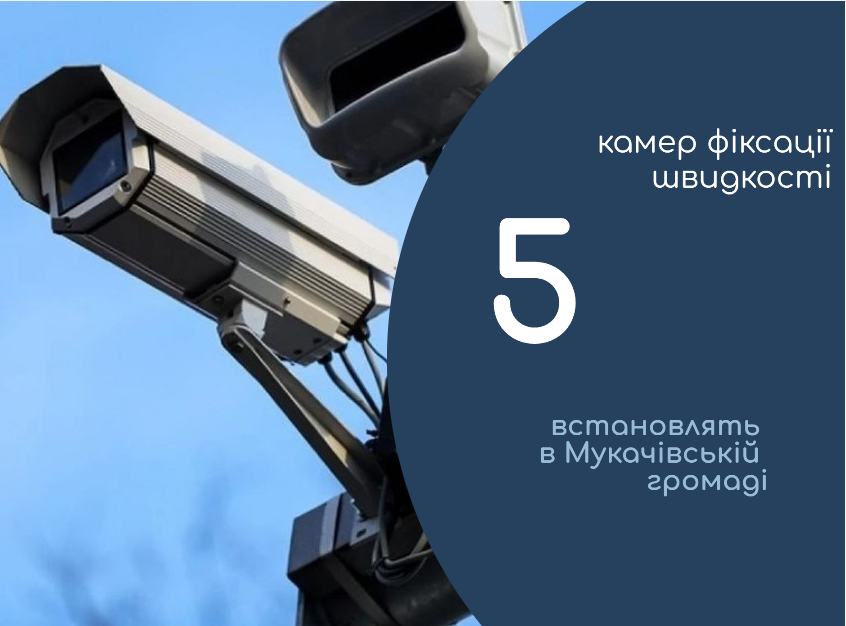 У Мукачеві та двох селах громади встановлять камери фіксації швидкості