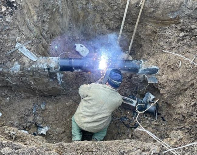 На Мукачівщині через зсув ґрунту сталася аварія на газопроводі