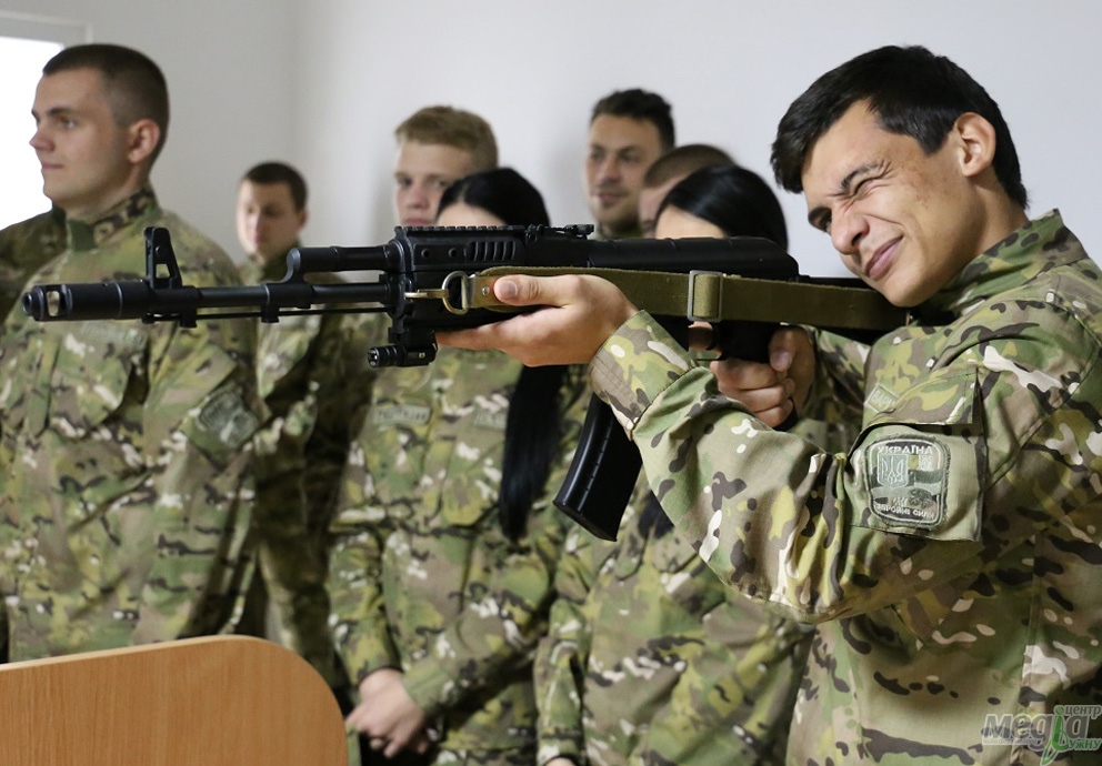 Кафедра військової підготовки УжНУ організувала навчально-військовий вишкіл