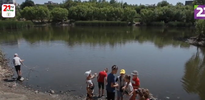 Для дітей-переселенців в Ужгороді влаштували "Зелені канікули" (ВІДЕО)