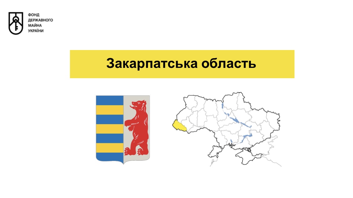 На Закарпатті оголосять аукціони з приватизації об’єктів держмайна