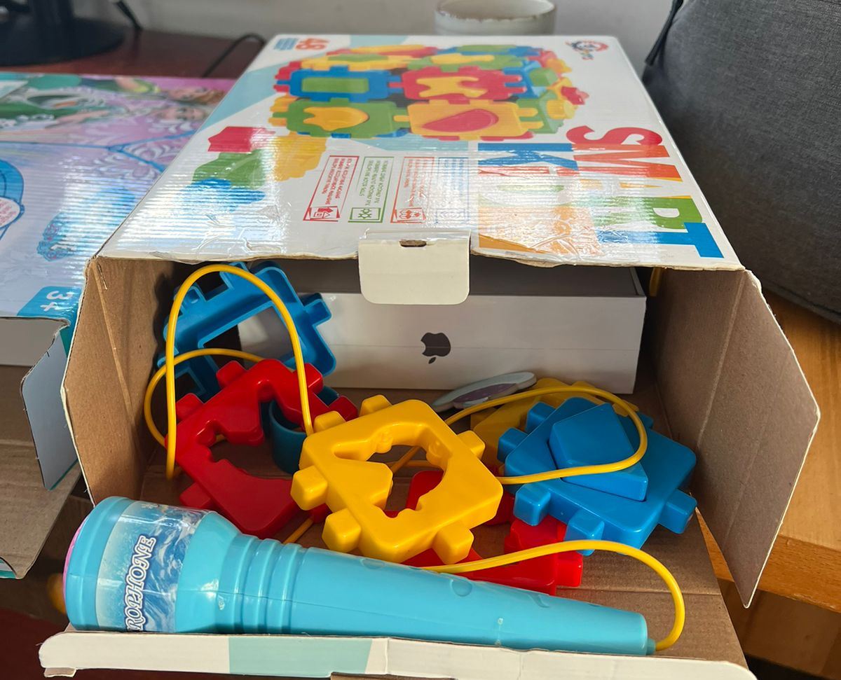 Закарпатка, повертаючись з угорщини, заховала серед дитячих іграшок та миючих засобів 13 нових iPad (ФОТО)