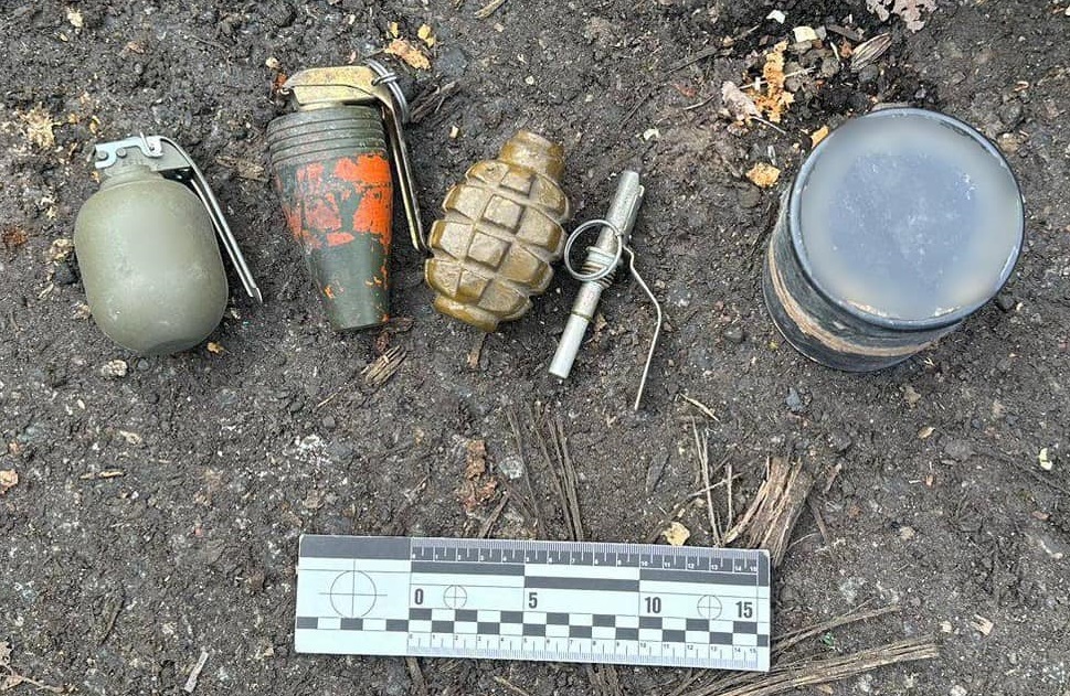 Житель Тячівщини "попуткою" намагався ввезти на Закарпаття в особистих речах 4 бойові гранати (ФОТО)