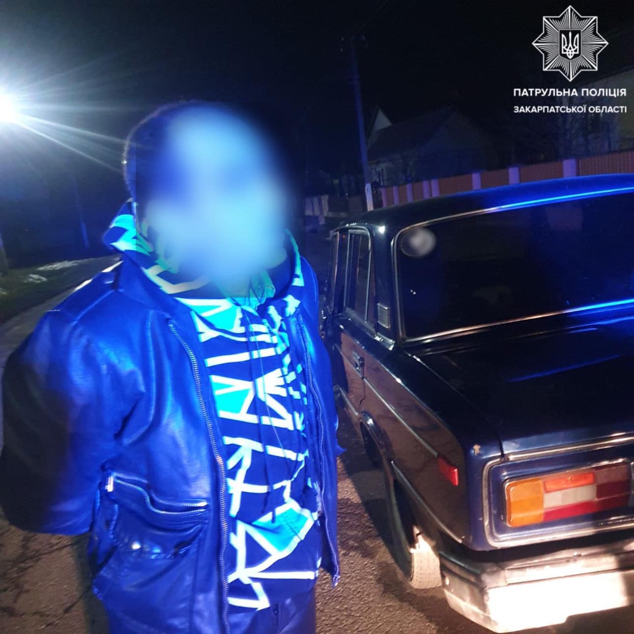 Неподалік Ужгорода зупинили "наркоп'яного" водія, який повторно впродовж року керував автівкою без прав (ФОТО)
