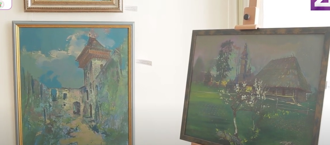 Спільну виставку творів Франциска Ерфана та Романа Пилипа презентували в Ужгороді (ВІДЕО)