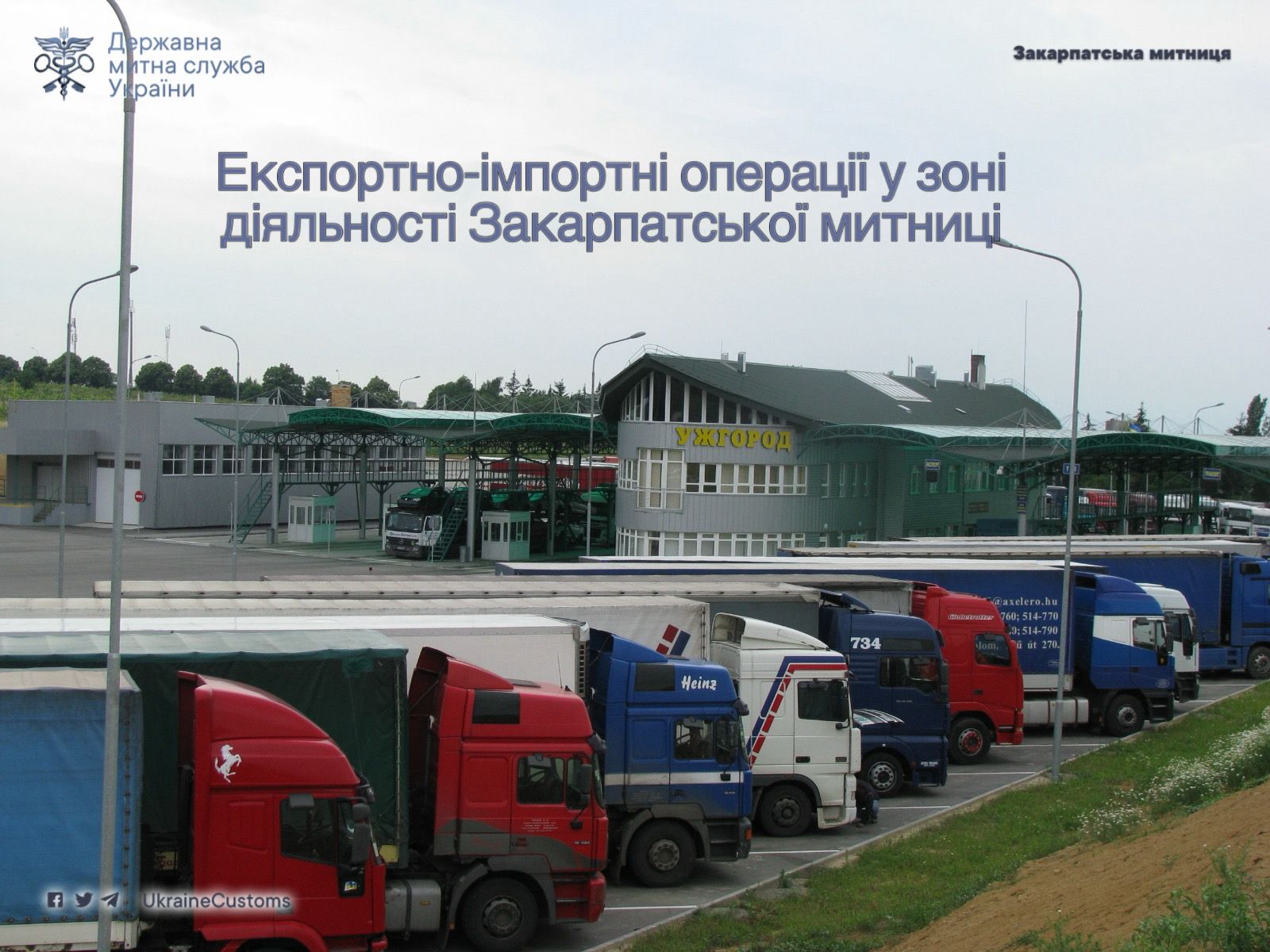 У 2023-му через Закарпатську митницю експортовано товарів на майже 32 млрд грн, а імпортовано на понад 106