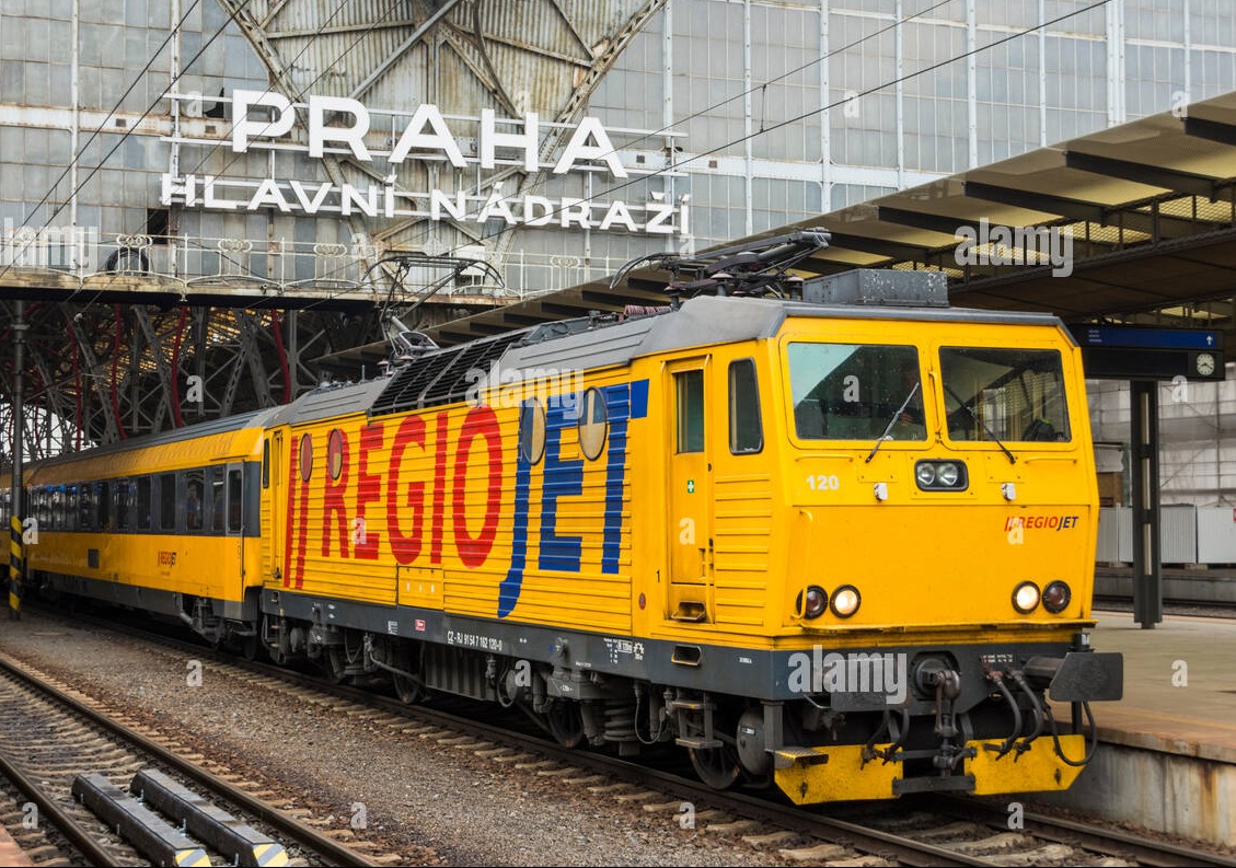 RegioJet запустить потяги в напрямку Чоп-Прага із березня