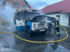 На підприємстві Тячівщини загорівся автобус (ФОТО)