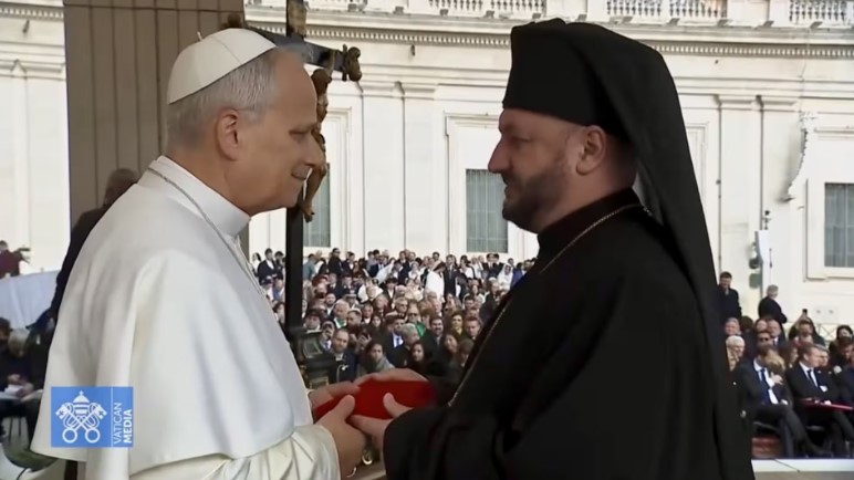 Єпископ Мукачівської греко‑католицької єпархії зустрівся з Папою Римським у Ватикані (ФОТО)