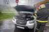 У Мукачеві вранці четверга горів Hyundai Santa Fe (ФОТО)