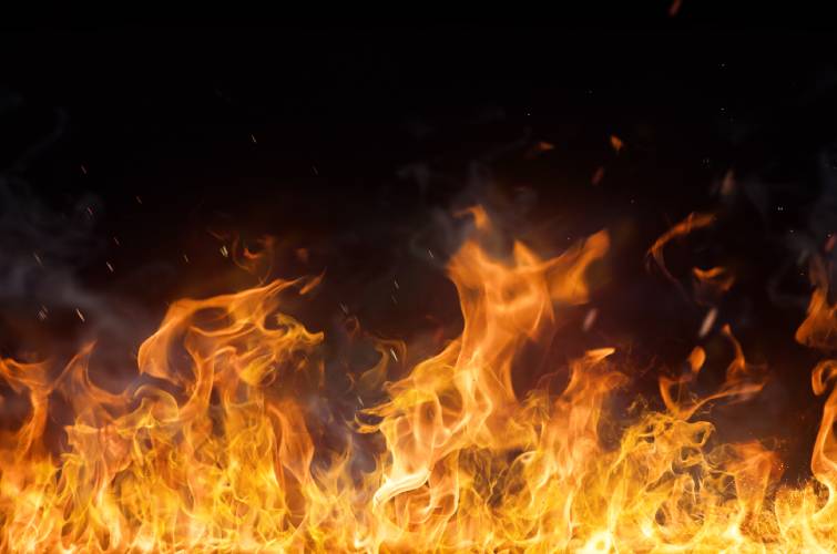 У Керецьках на Хустщині під ранок горіла роздягальня футбольного стадіону