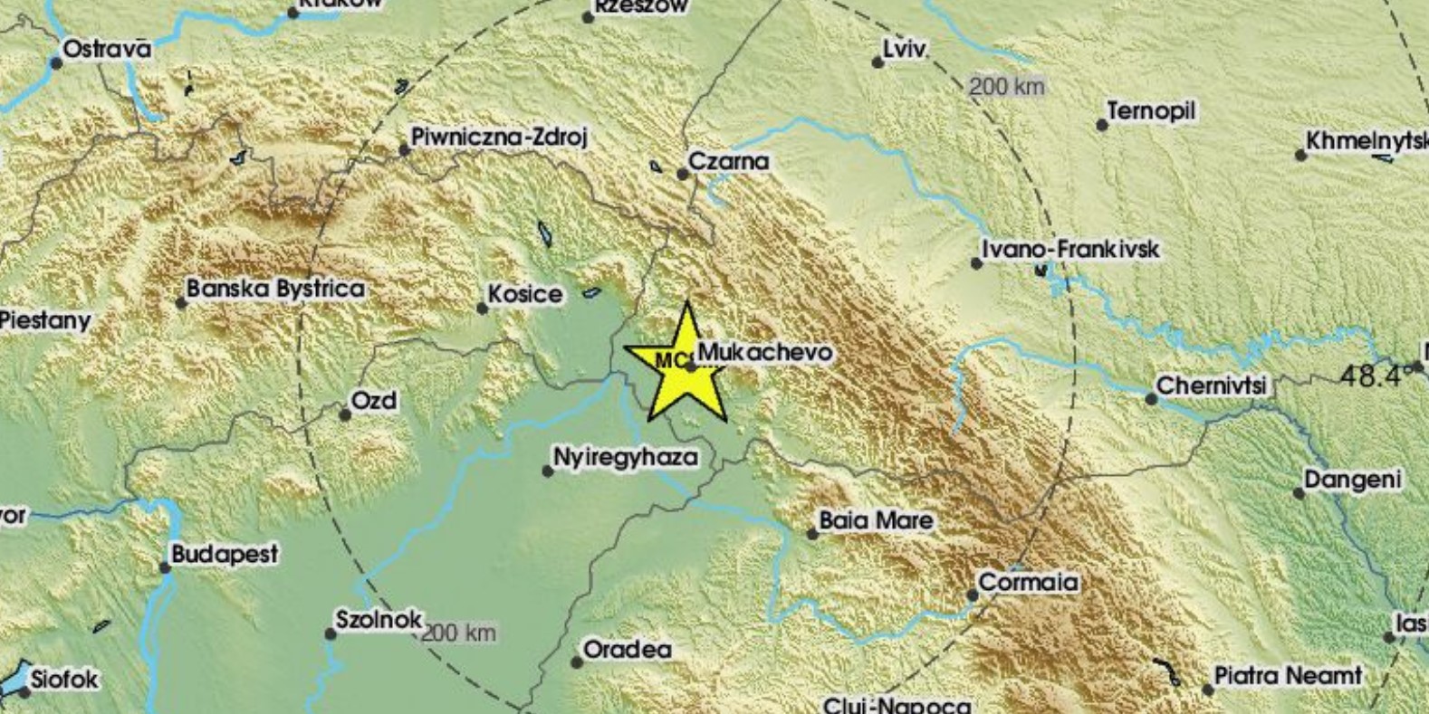 На Закарпатті стався землетрус (ФОТО)