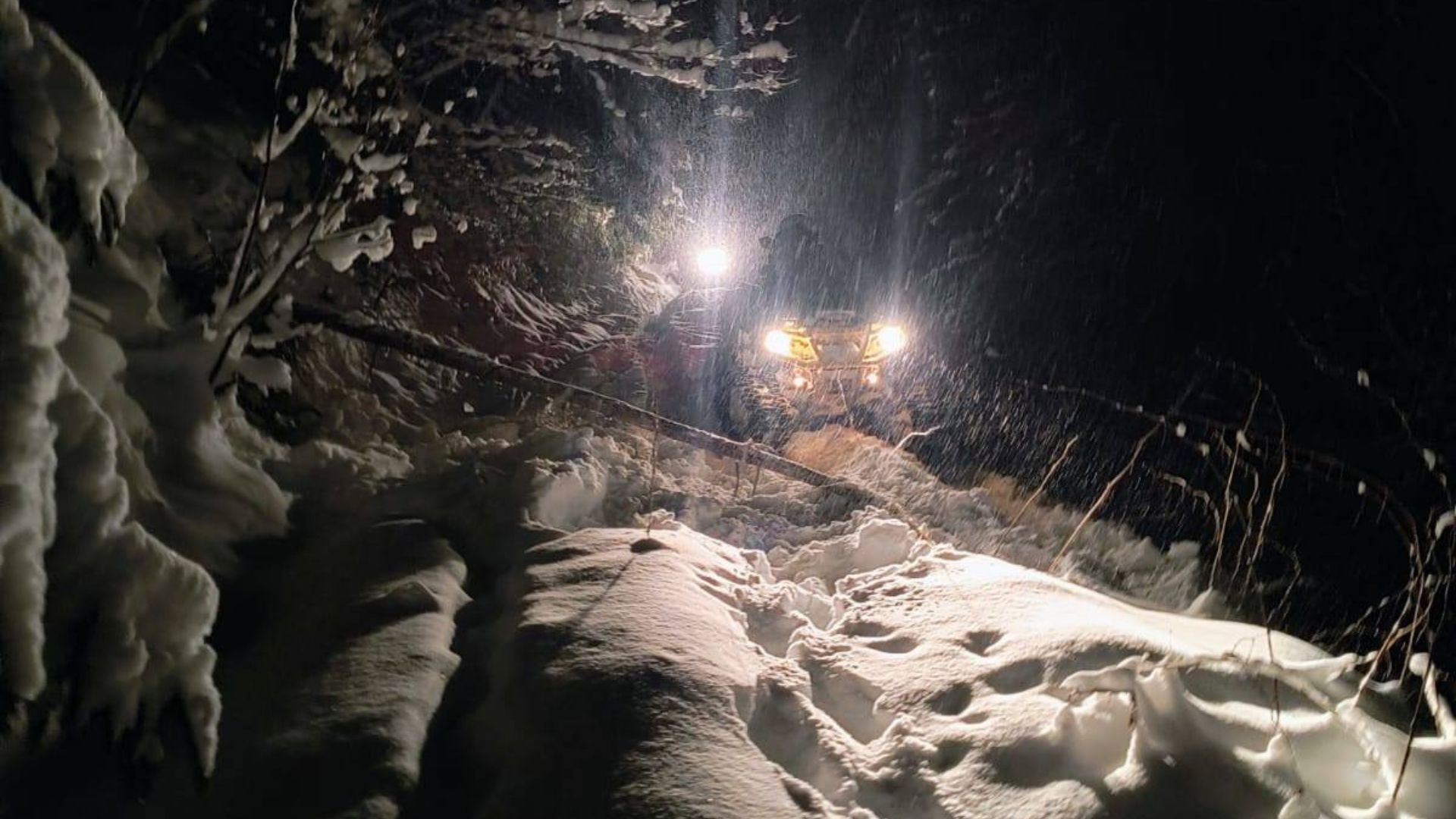 Румунські рятувальники шукають українця, який заблукав у засніжених Карпатах (ФОТО)