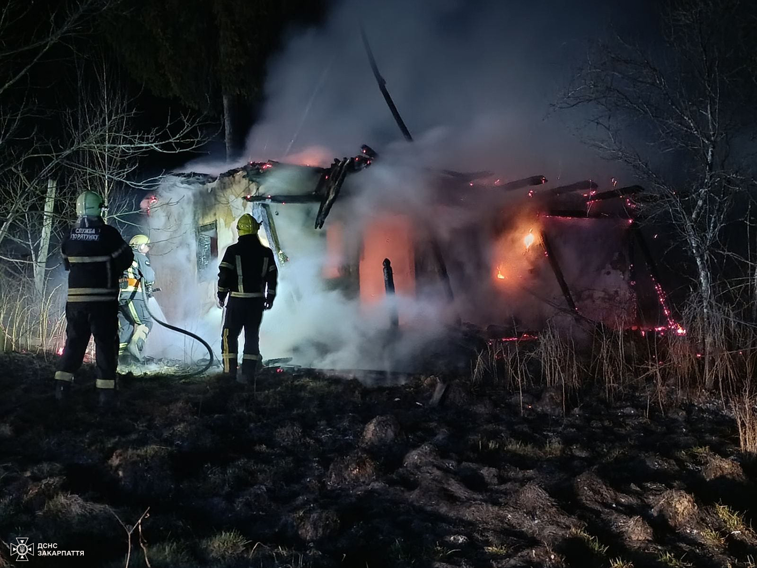 Підпал сухостою спричинив пожежу на Хустщині (ФОТО)